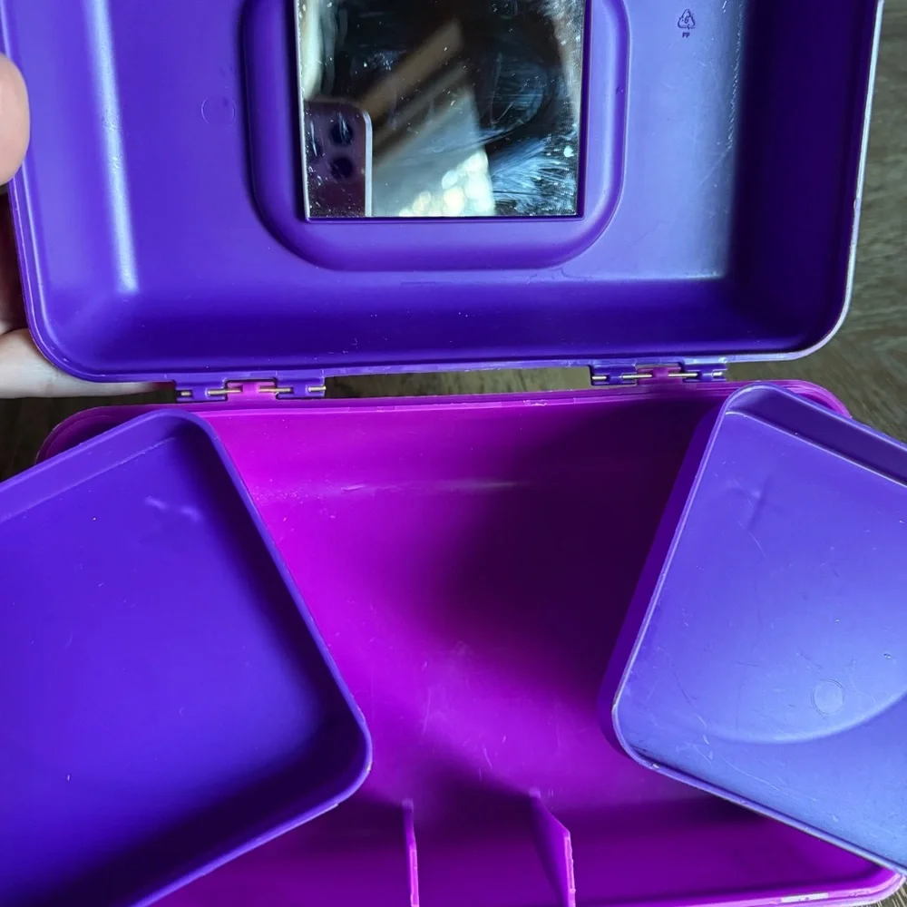 JoJo Siwa Purple caboodle small makeup case / kids carry case